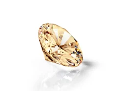 Preciosa Cubic Zirconia, The Alpha Round Brilliant, 2.5mm, Champagne