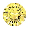Preciosa Cubic Zirconia, The Alpha Round Brilliant, 4mm, Gold