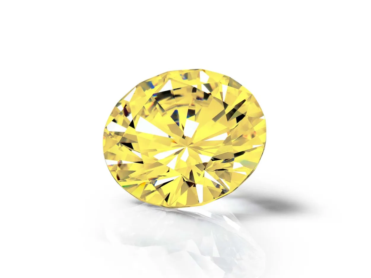 Preciosa Cubic Zirconia, The Alpha Round Brilliant, 4mm, Gold