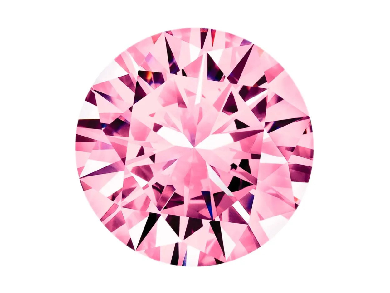 Preciosa Cubic Zirconia, The Alpha Round Brilliant, 3.5mm, Pink