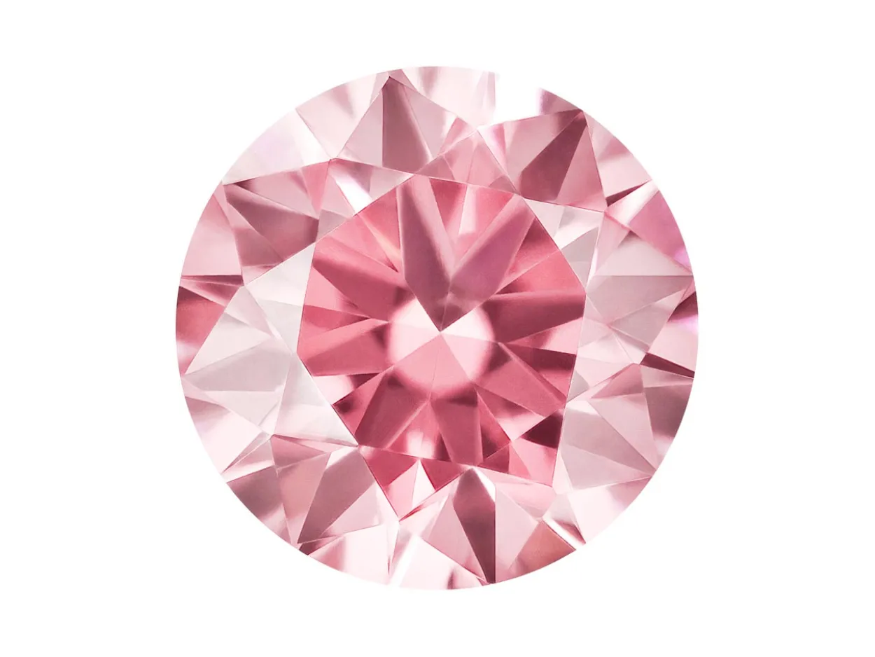 Preciosa Cubic Zirconia, The Alpha Round Brilliant, 1mm, Rose