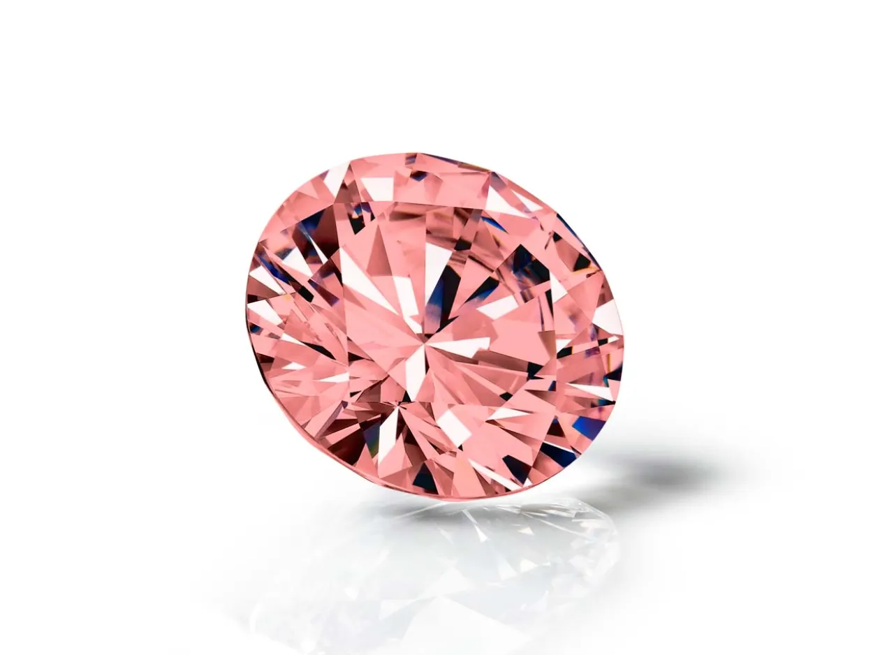 Preciosa Cubic Zirconia, The Alpha Round Brilliant, 1.5mm, Rhodolite