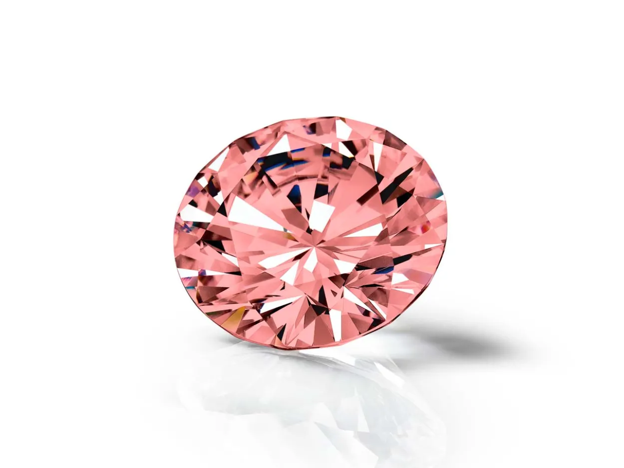 Preciosa Cubic Zirconia, The Alpha Round Brilliant, 1.5mm, Rhodolite