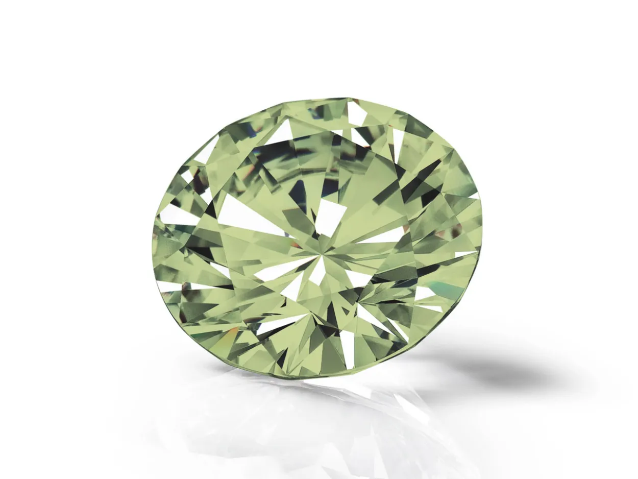 Preciosa Cubic Zirconia, The Alpha Round Brilliant, 3mm, Peridot