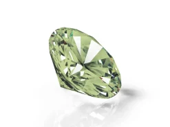 Preciosa Cubic Zirconia, The Alpha Round Brilliant, 1.5mm, Peridot