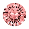 Preciosa Cubic Zirconia, The Alpha Round Brilliant, 2.5mm, Rhodolite