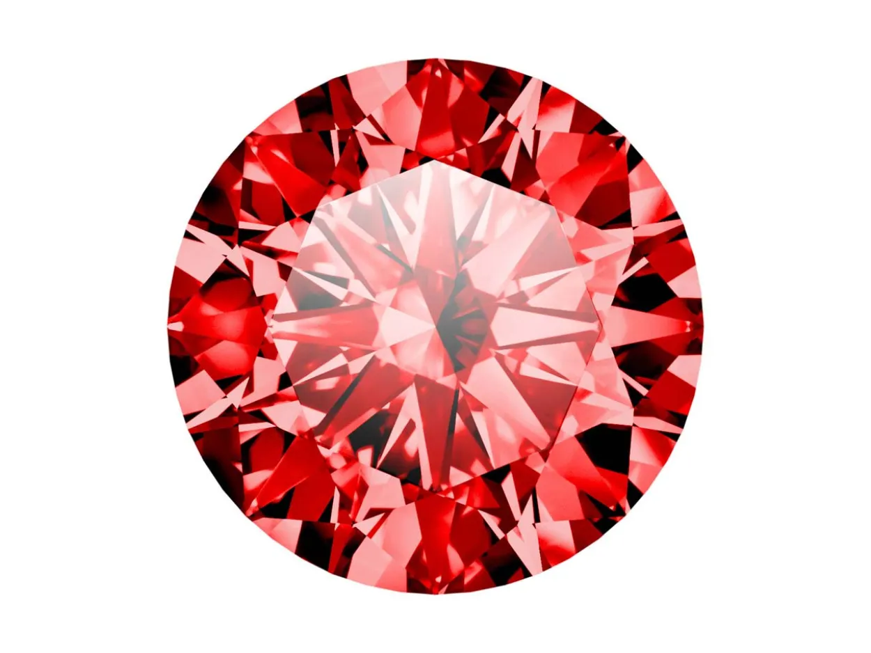 Preciosa Nanogems, The Alpha Round Brilliant, 1.5mm, Garnet Pyrope