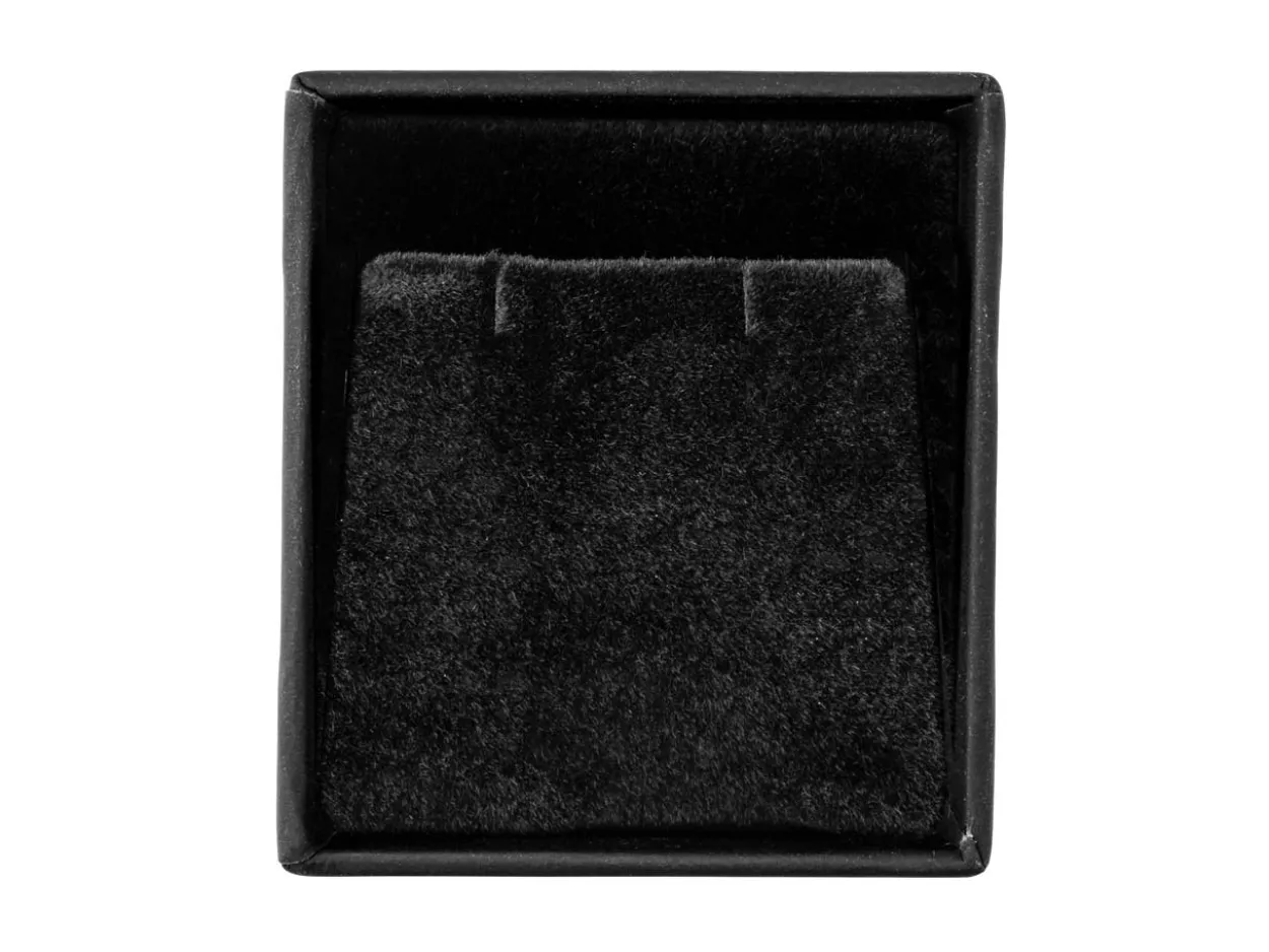 Premium Black Soft Touch Earring Box