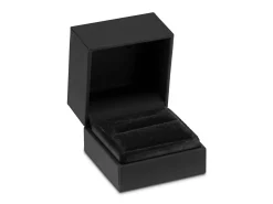 Premium Black Soft Touch Ring Box
