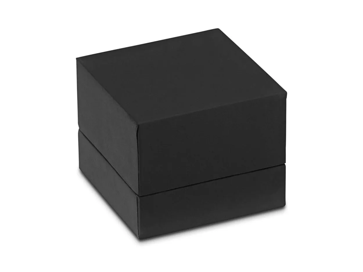 Premium Black Soft Touch Ring Box