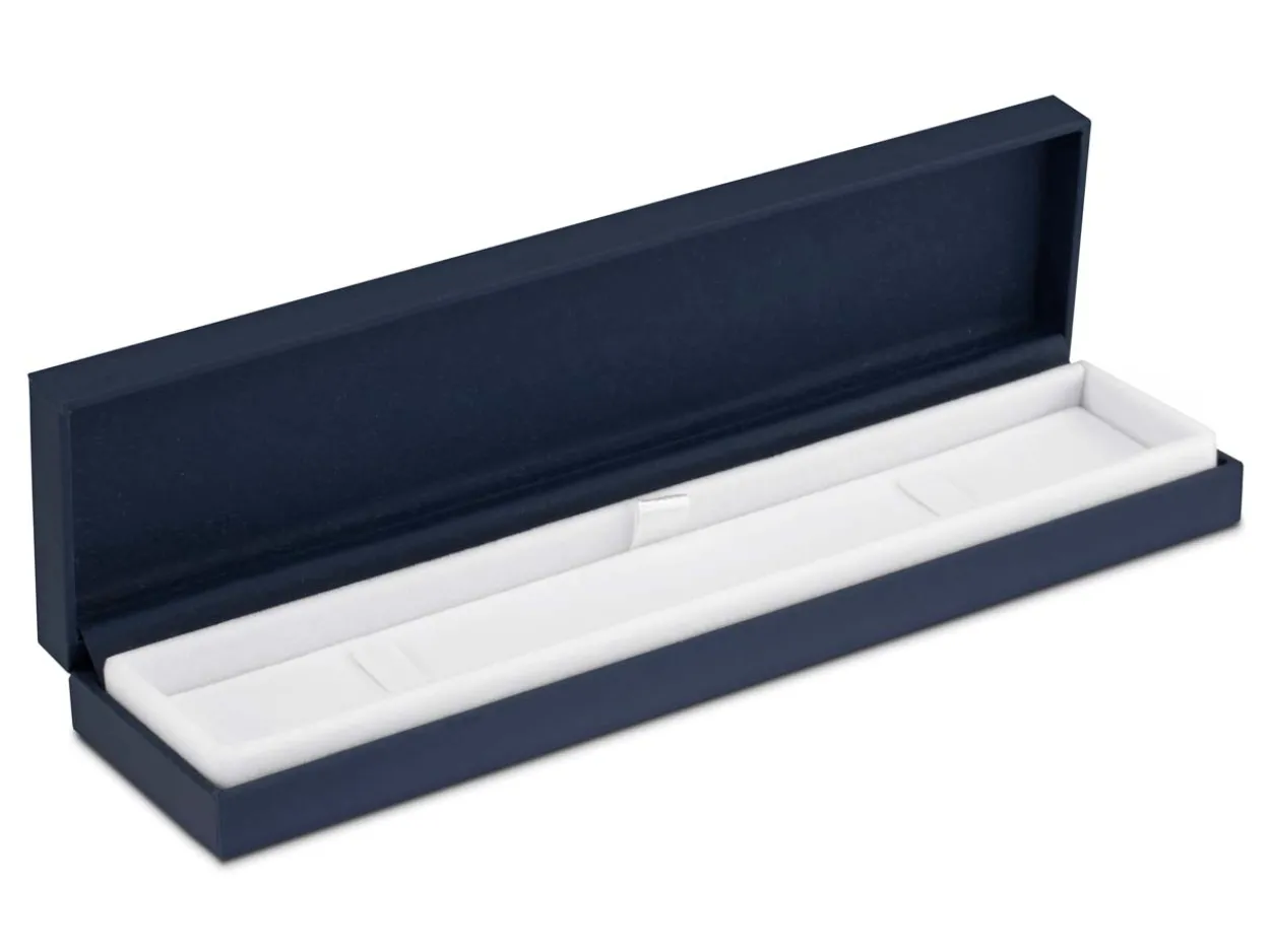 Premium Blue Soft Touch Bracelet Box