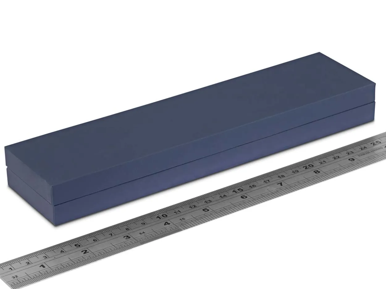 Premium Blue Soft Touch Bracelet Box