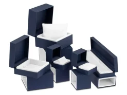 Premium Blue Soft Touch Bracelet Box