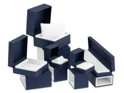 Premium Blue Soft Touch Pendant Box