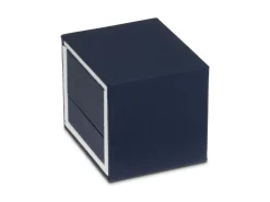 Premium Blue Soft Touch Ring Box