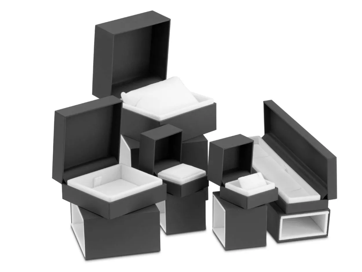 Premium Grey Soft Touch Bangle Box