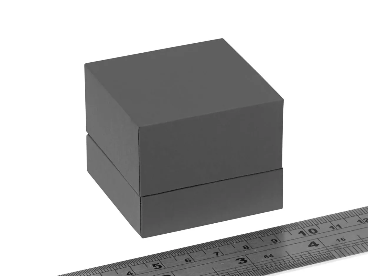 Premium Grey Soft Touch Earring Box