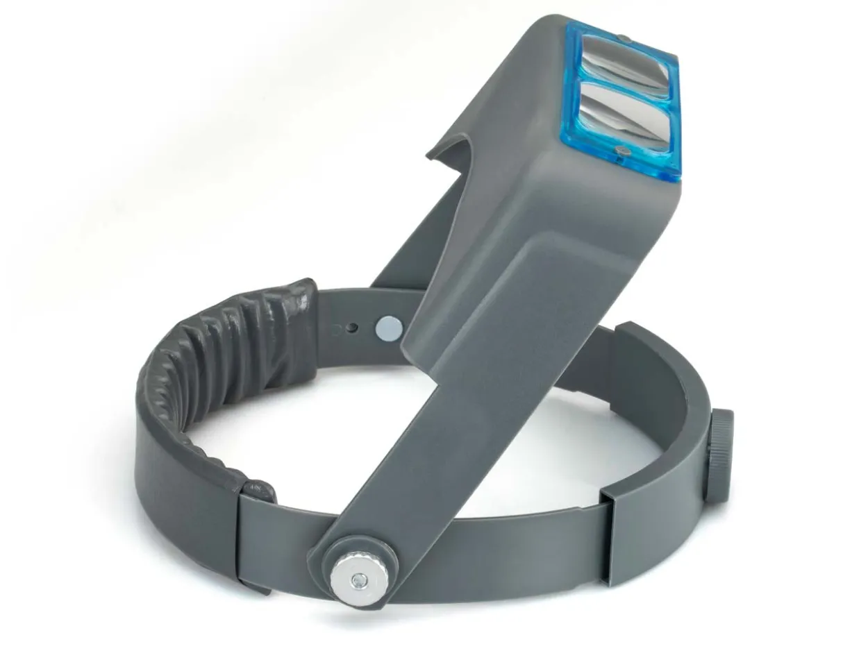 Professional Headband Magnifier With 4 Interchangeable Lenses, X1.5, X2.0, X2.5, X3.5