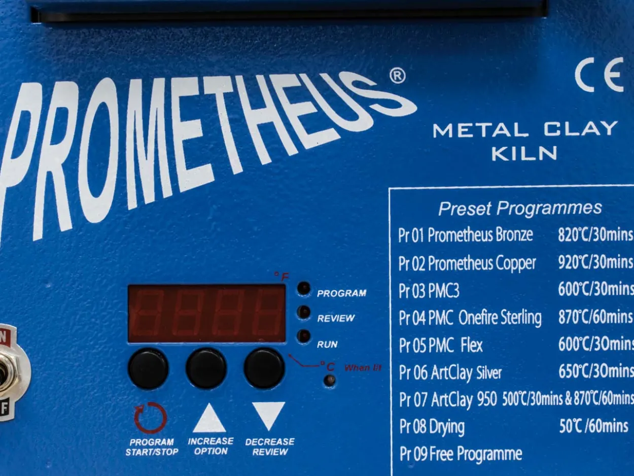 Prometheus Mini Kiln PRO-1 Prg Preset For Metal Clay
