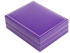 Purple Leatherette Pendant Box