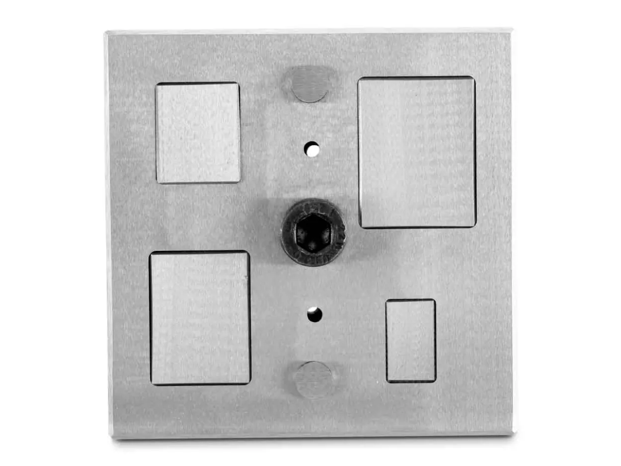 Rectangle Shaped Disc Cutter Set Of 4 From 10mm To 25mm