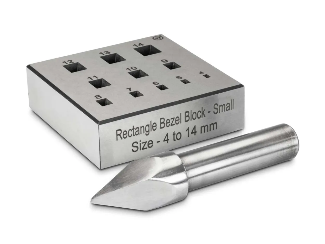 Rectangular Bezel Block 6.0 X 4.0mm To 16.0 X 14.0mm 17°