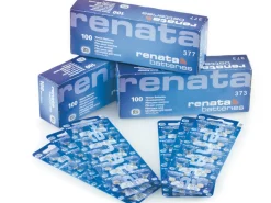 Renata Watch Battery 371, Silver Oxide 0% Mercury, Low Drain X10