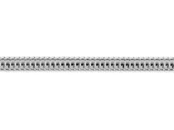 Rhodium Plated 3.0mm Round Snake Chain 18