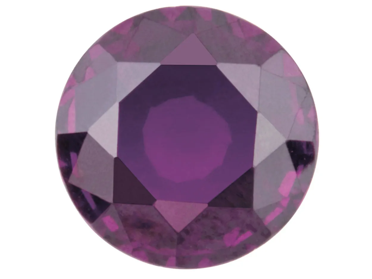 Rhodolite Garnet, Round, 4mm