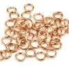Rose Gold Plated Jump Ring Round 5.0mm Pack of 50 Gauge 0.95mm