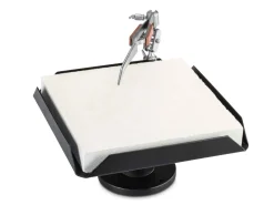 Rotating Soldering Square Platform With Fibre Tweezer And Third Hand