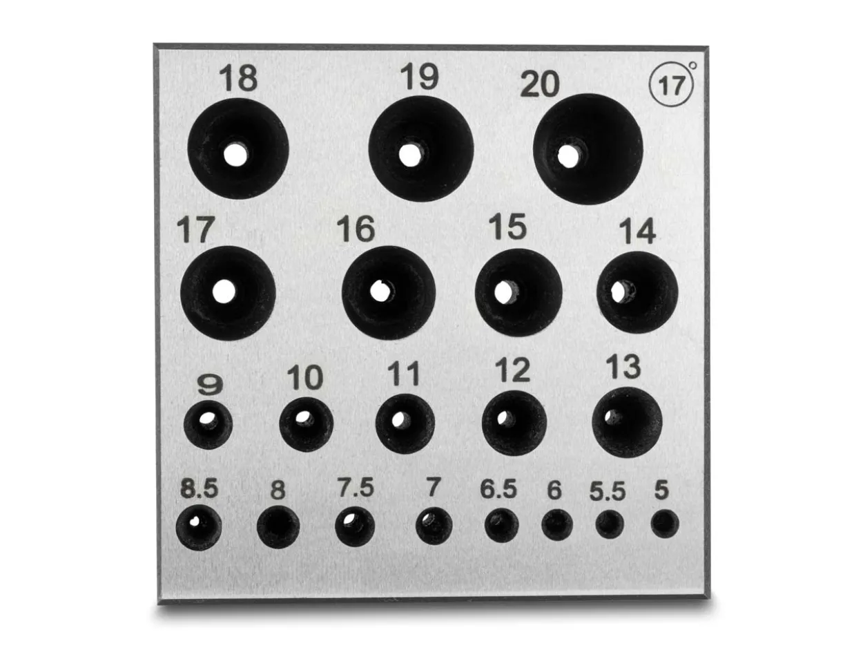 Round Bezel Block 5.0mm To 20.0mm 17°