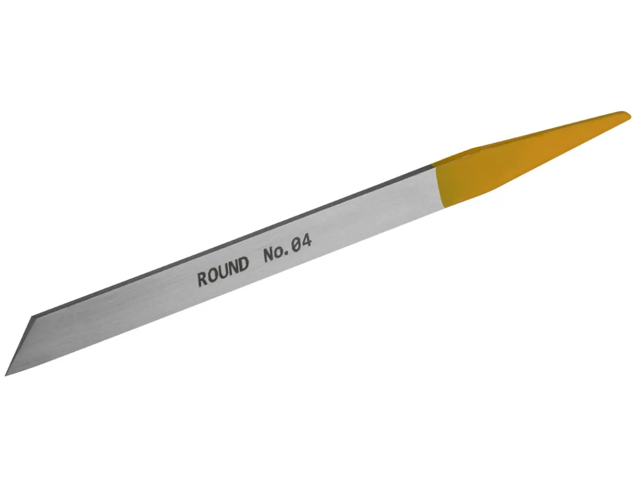 Round Edge Graver Steel 04