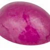Ruby, Oval Cabochon, 6x4mm