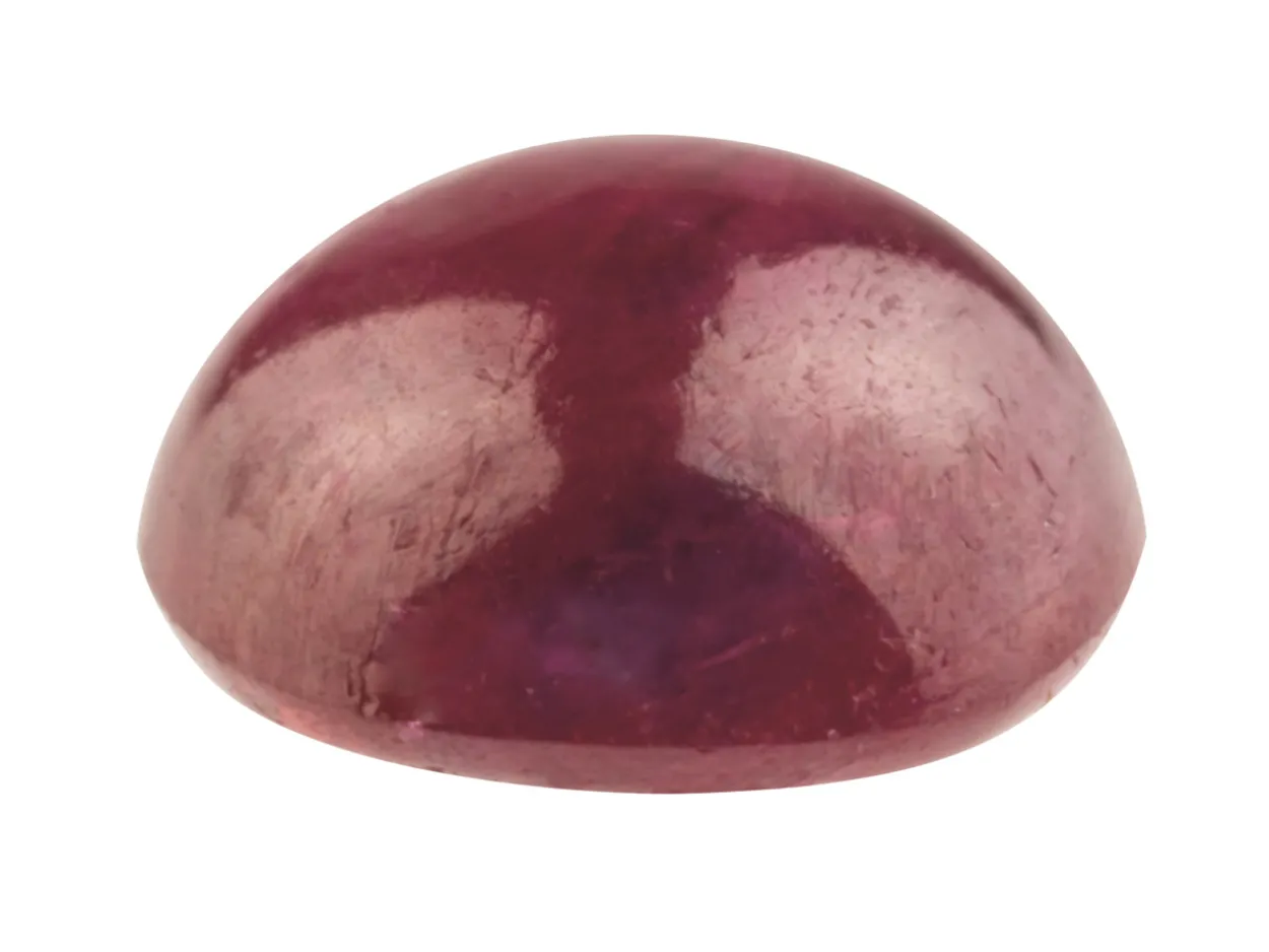 Ruby, Round Cabochon, 2mm