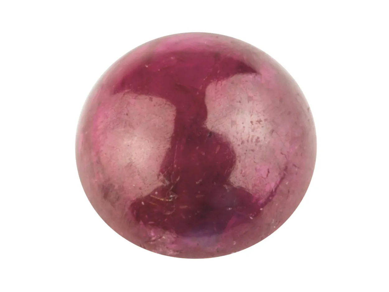 Ruby, Round Cabochon, 2.5mm