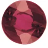 Ruby, Round, 3mm