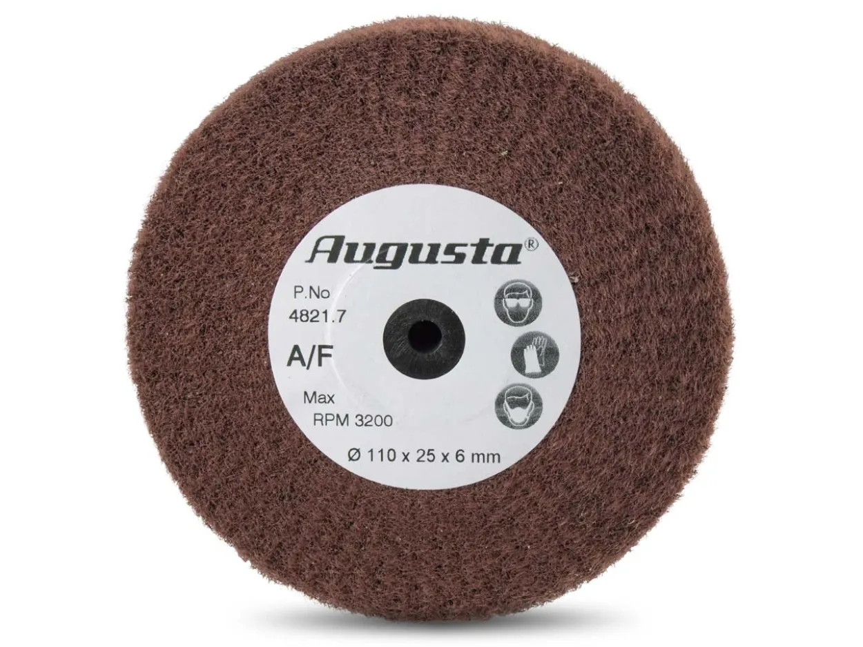 Satin Finish Buffing Wheel, Fine, 110mm X 25mm