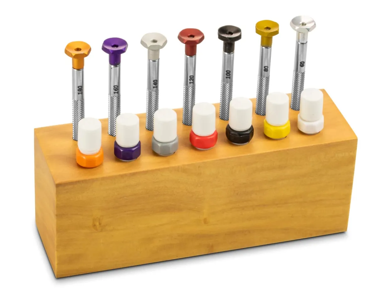 Screwdriver Set Of 7 For Watchmakers And Jewellers With Replacement Heads