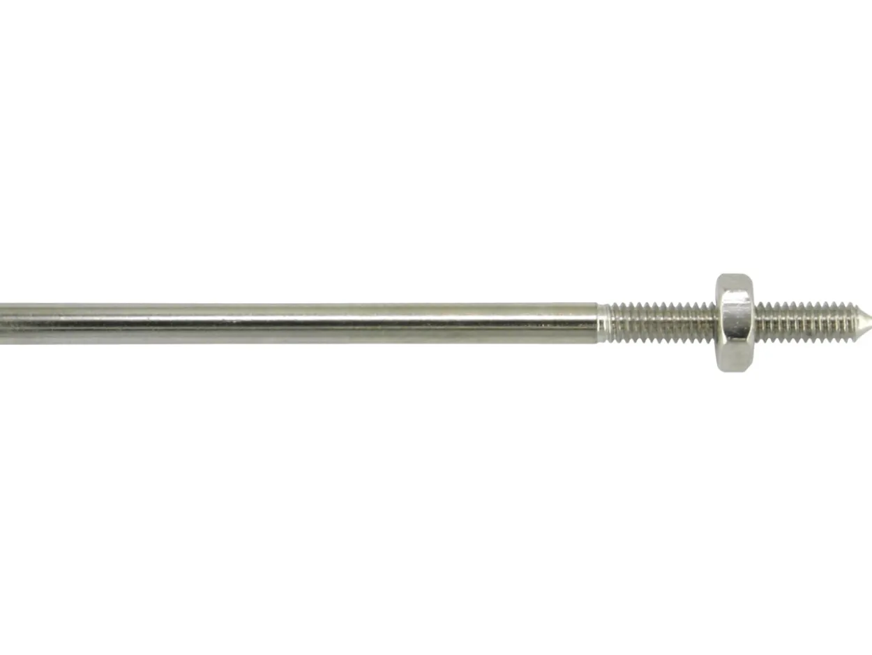 Screw Thread Mandrel For Rubber Cylinder Burrs Etc.