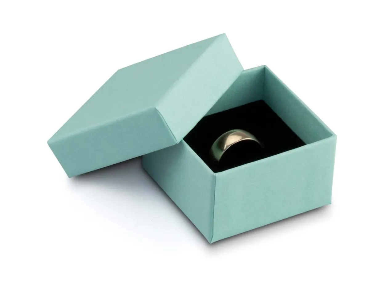 Sea Foam Card Ring Box