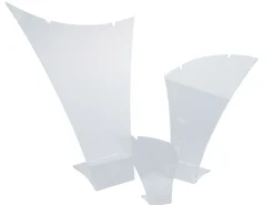 Set Of 3 Clear Necklace Displays