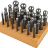 Set Of 24 Steel Doming Punches, Value Range