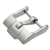 Silver Brushed Buckle 18mm