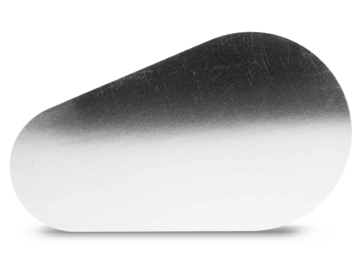 Silver Clay Drop Shape Flexible Clay Cutter