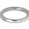 Silver Halo Wedding Ring 3.0mm, Size M, 4.5g Heavyweight, Hallmarked, Wall Thickness 3.00mm, 100% Recycled Silver