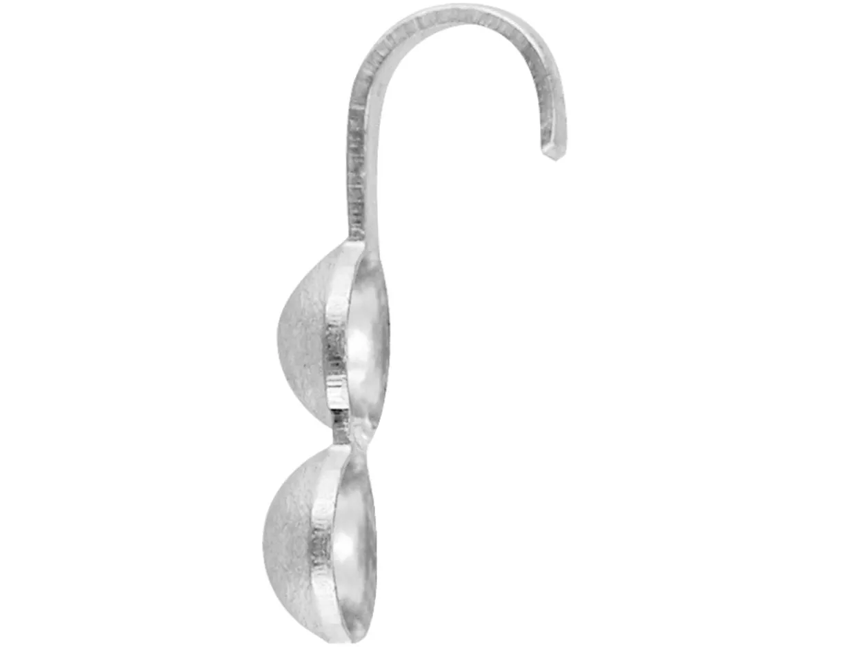 Silver Plated Calottes Pack of 100