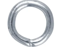Silver Plated Jump Ring Round 5.0mm Pack of 100 Gauge 0.95mm