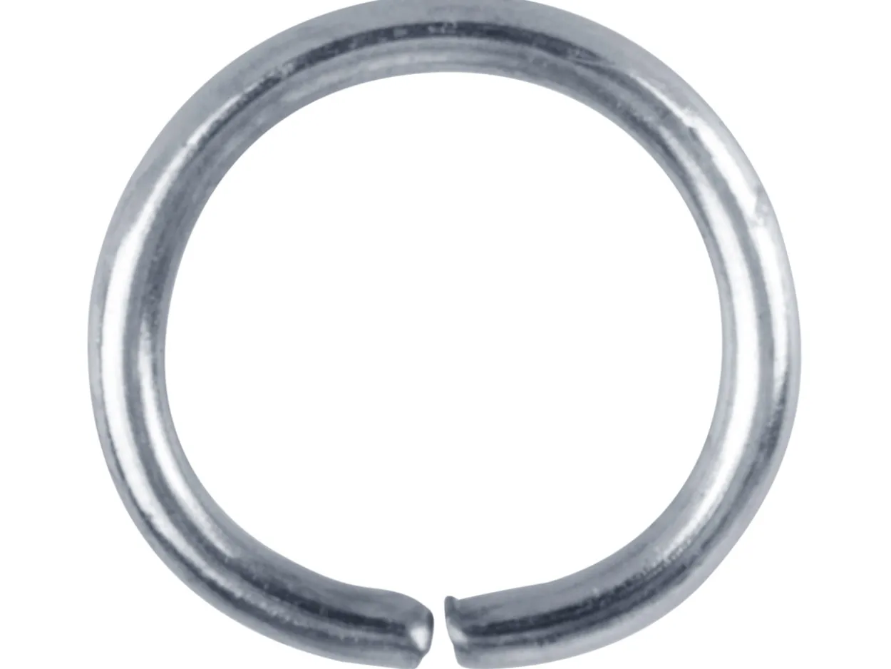 Silver Plated Jump Ring Round 10mm Pack of 100