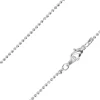 Silver Plated 1.5mm Ball Chain 18"/45cm Unhallmarked